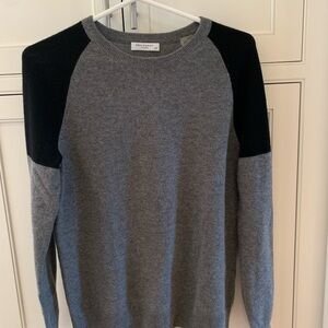 Equipment grey/black cashmere sweater size small